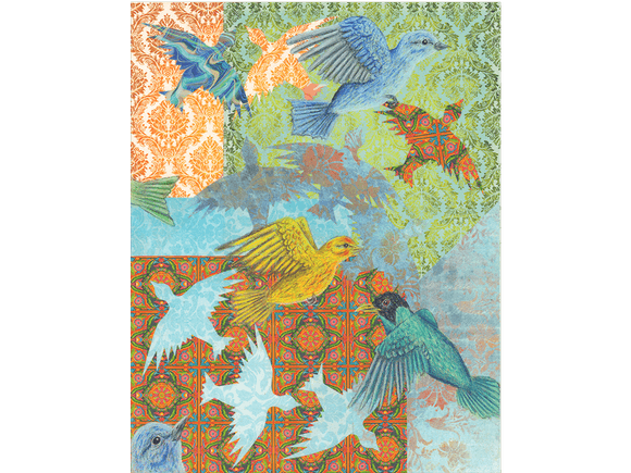 Across the Crowded Sky Fine Art Print