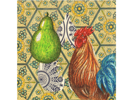 Rooster fine art giclee print