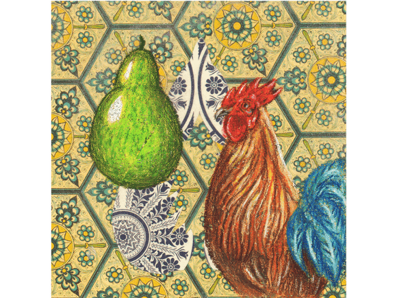 Rooster fine art giclee print