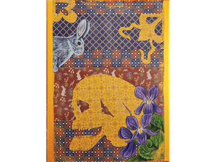 Royal Violets Original Artwork