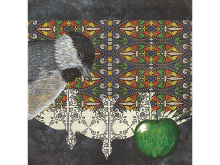 Holy Chickadee fine art giclee print