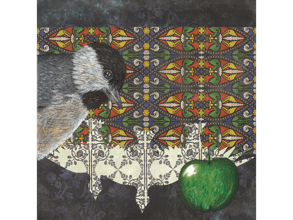 Holy Chickadee fine art giclee print