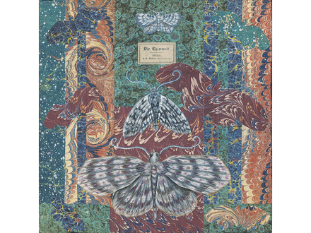 Recognition original collage on panel