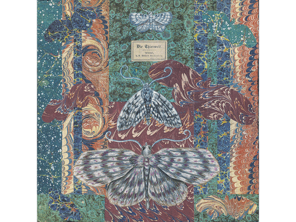 Recognition original collage on panel