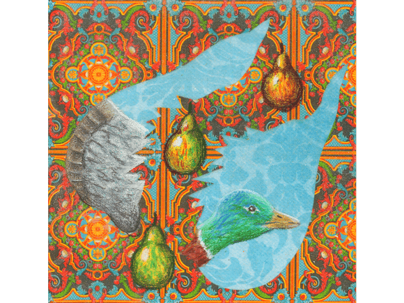 Flying Mallard fine art giclee print