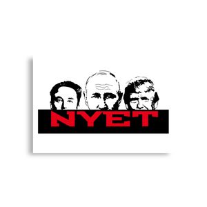 Nyet Protest Poster