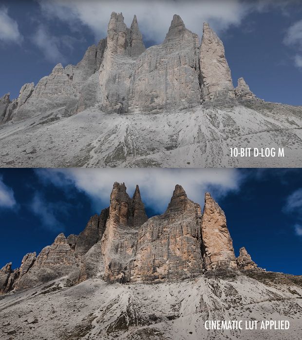 DJI OSMO Pocket Cinematic LUT PACK for 10-Bit D-LOG M footage