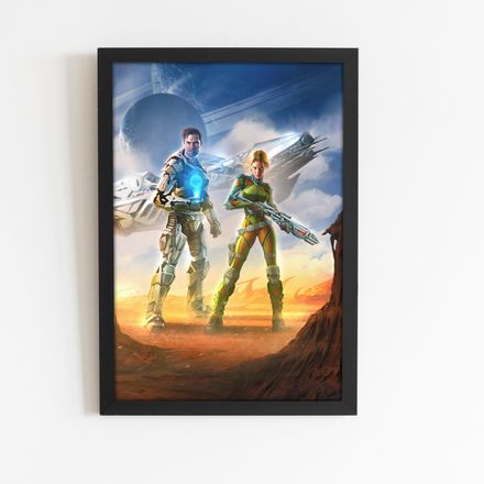 Renegade Star 2 Framed Matte Poster