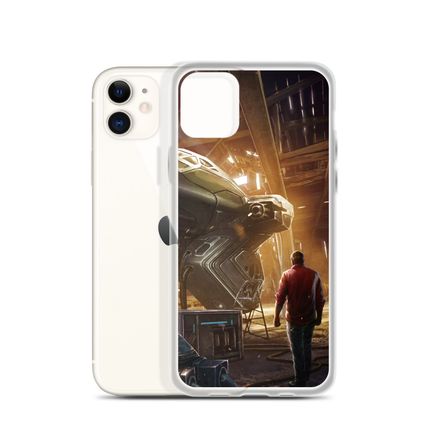 Backyard Starship iPhone Case