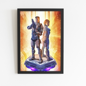 Renegade Star 8 Framed Matte Poster