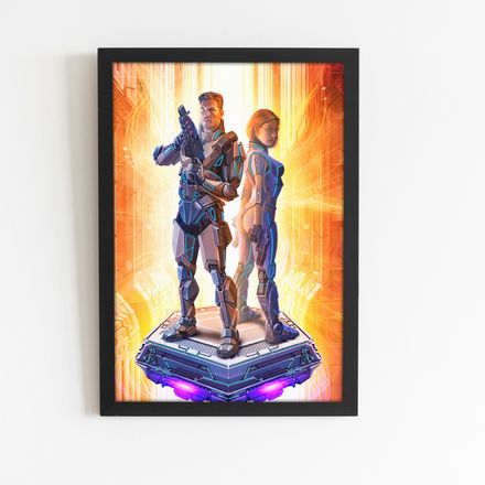 Renegade Star 8 Framed Matte Poster