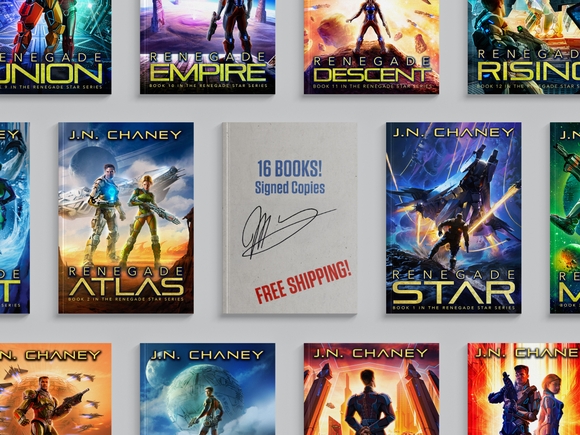 The COMPLETE Renegade Star Box Set - 16 SIGNED PAPERBACKS