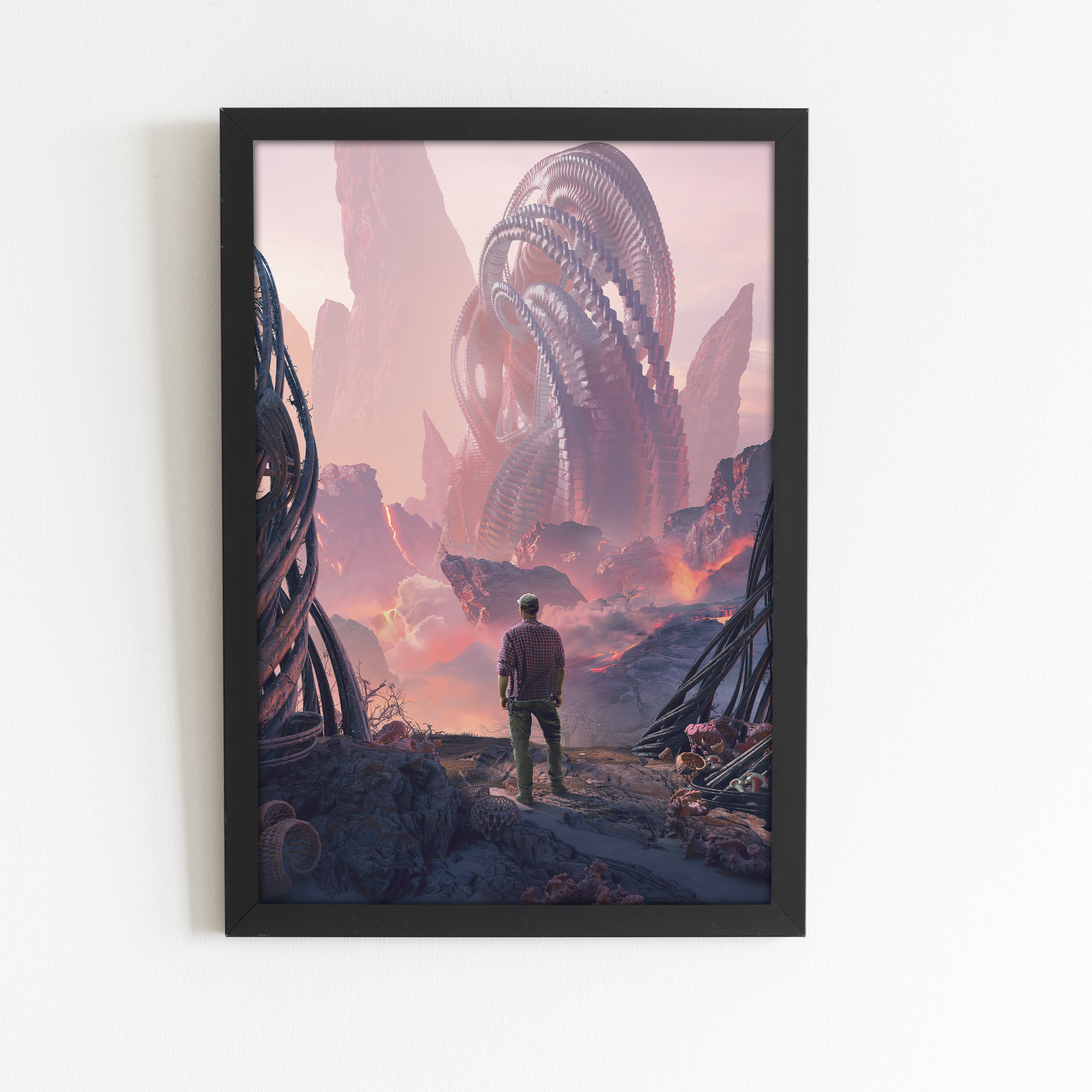 スターホース リターンズ ポスター Backyard Starship 6 Framed Matte Poster