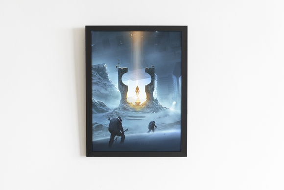 Slip Runner Framed Matte Poster