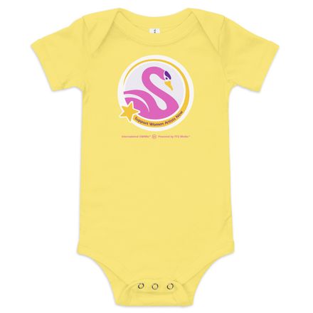 iSWANs Logo Baby Bodysuit