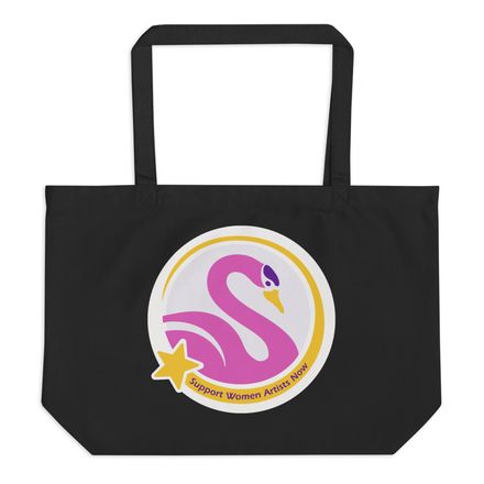 Large Eco Tote with iSWANs Logo