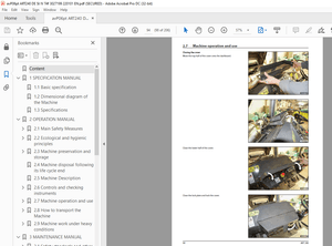 AMMANN AP 240 PNEU TYRED ROLLER OPERATING MANUAL 3027199 - PDF