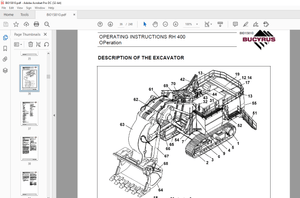 Cat 6090ACFS Hydraulic Shovel Operation and Maintenance Manual BI015810 – PDF DOWNLOAD