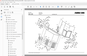 Ammann AV 130 X Tandem Roller Parts Manual 4022018 - PDF