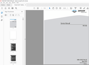 Dana Spicer 990Axle Service Manual – PDF DOWNLOAD