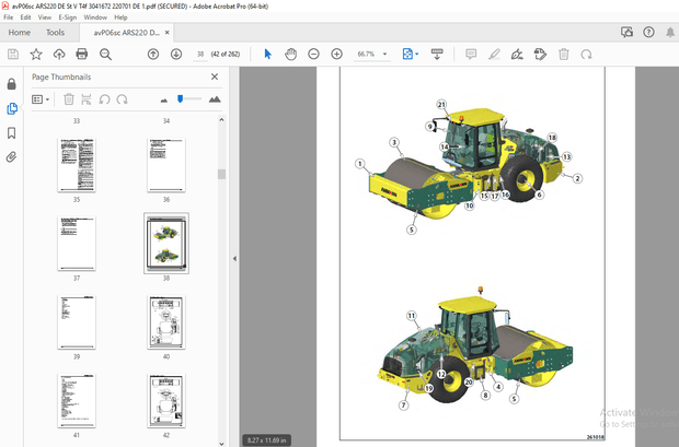 AMMANN ARS 220 WALZENZUG DEUTZ BEDIENUNGSANLEITUNG 3041672 - PDF
