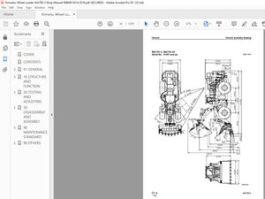 Komatsu Avance Loader WA700-3 Shop Manual SEBM013314 – PDF DOWNLOAD