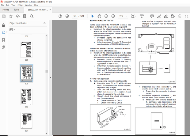 Komatsu HM300-2 Articulated Dump Truck Shop Manual SEN00237-16  - PDF DOWNLOAD