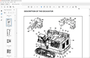 Cat Bucyrus 120E Hydraulic Excavator OPERATING INSTRUCTIONS MANUAL BI651400 – PDF DOWNLOAD
