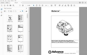 Advance Exterra Quick Start Troubleshooting Manual - PDF DOWNLOAD