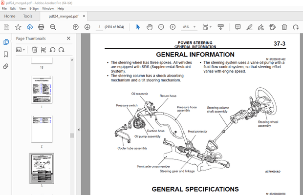 Mitsubishi 2010 Lancer Evolution X Service Manual (Vol 1 &amp; 2 &amp; 3) – PDF DOWNLOAD