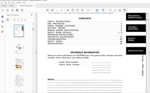 Bobcat 642B 742B 743B Hand Controls Loader Operation &amp; Maintenance Manual - PDF DOWNLOAD