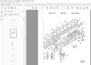 Kawasaki ENGINE CUMMINS M11-C PARTS CATALOG MANUAL PNAAAP08807-0