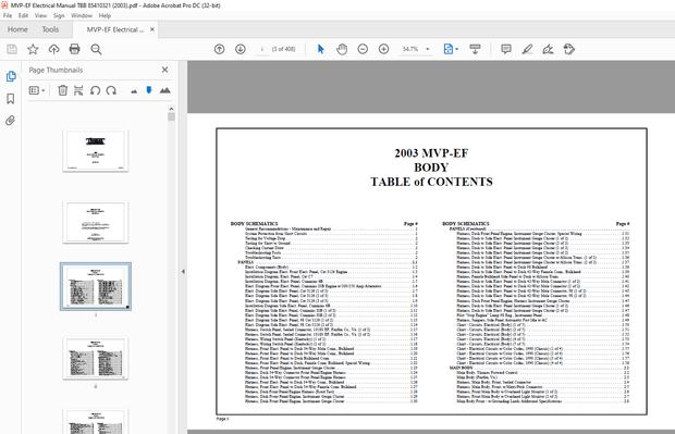 Thomas Built Buses 1998-1999 MVP-EF Electrical Wiring Manual – PDF DOWNLOAD