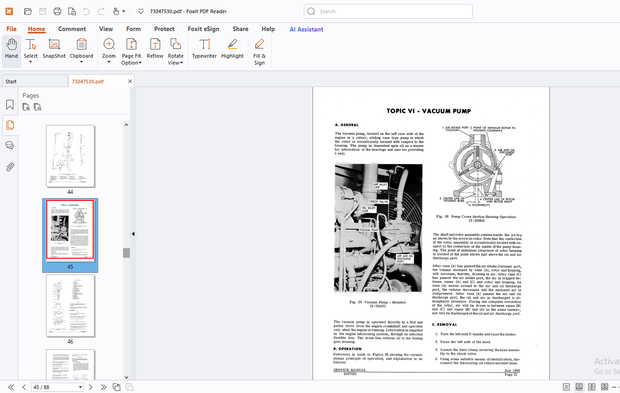 Fiatallis 545 545H 645 Wheel Loader Brakes &amp; Air System Engine Service Manual - PDF DOWNLOAD