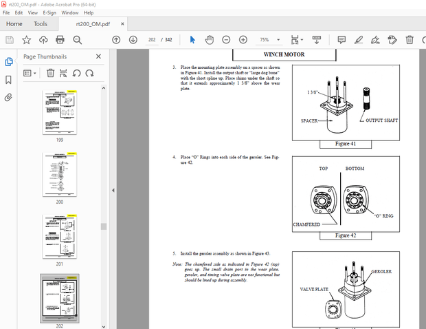 Terex Crane RT200 Series RT230 Operator &amp; Maintenance Manual 12261-198 – PDF DOWNLOAD