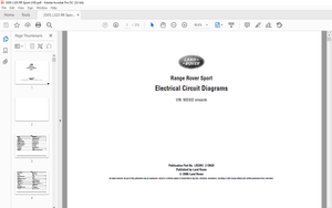 2006 Land Rover L320 Range Rover Sport LHD Electrical Circuit Diagrams Manual – PDF DOWNLOAD