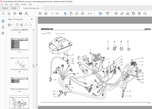 Ducati Monster 620 2005 Parts Manual PN 91511462D - PDF DOWNLOAD