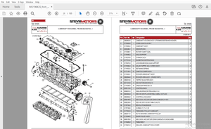 Steyr MO174V40 Marine Turbo Diesel Solas Parts Manual_482290001 – PDF DOWNLOAD