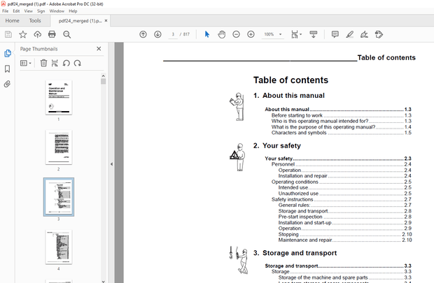 Cat 25M3 (CM240) Continuous Miner Operation and Maintenance Manual BI016222 - PDF DOWNLOAD