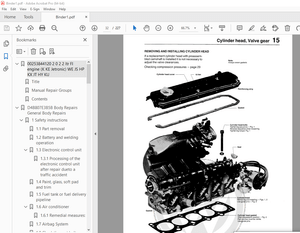 Volkswagen Passat 2.0 &amp; 2.2ltr. Fuel Injection Engine Workshop Manual - PDF DOWNLOAD 