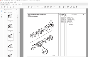 AGCO®NA 7423 7424 7433 7434 7444 Large Rectangular Baler Repair Time Schedule Manual 790332008 – PDF