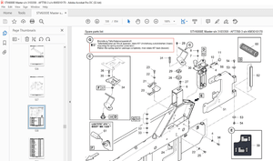 Ammann STV6000E Master sn 3103358 - AFT700-3 sn KM3010170 Parts Manual - PDF