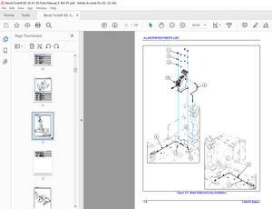 Bendi Landoll B3/30 AC/DS Articulated Counterbalance Forklift Parts Manual – PDF DOWNLOAD