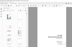 Ammann AV 130 X Kloubový tandemový válec Dílenská prírucka 4022044 - PDF