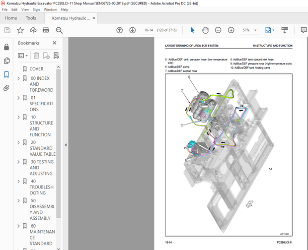 Komatsu PC290LCI-11 Hydraulic Excavator Shop Manual SEN06726-00 – PDF DOWNLOAD