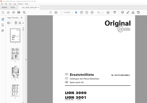 Pottinger Tractor LION 3000 LION 3001 Spare parts list Manual – PDF DOWNLOAD