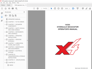 Link Belt 145X4 HYDRAULIC EXCAVATOR OPERATOR&#x27;S MANUAL - PDF DOWNLOAD