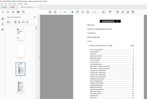 Kawasaki WHEEL LOADER 115Z V PARTS CATALOG Manual 93316-00106 - PDF DOWNLOAD