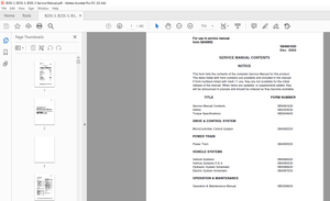 Daewoo Doosan Forklift B20S-3 to B30S-3 Service Manuals SB4081E00 - PDF DOWNLOAD
