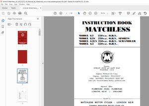 MATCHLESS G2 G2S G2CS G5 INSTRUCTION BOOK Manual - PDF DOWNLOAD